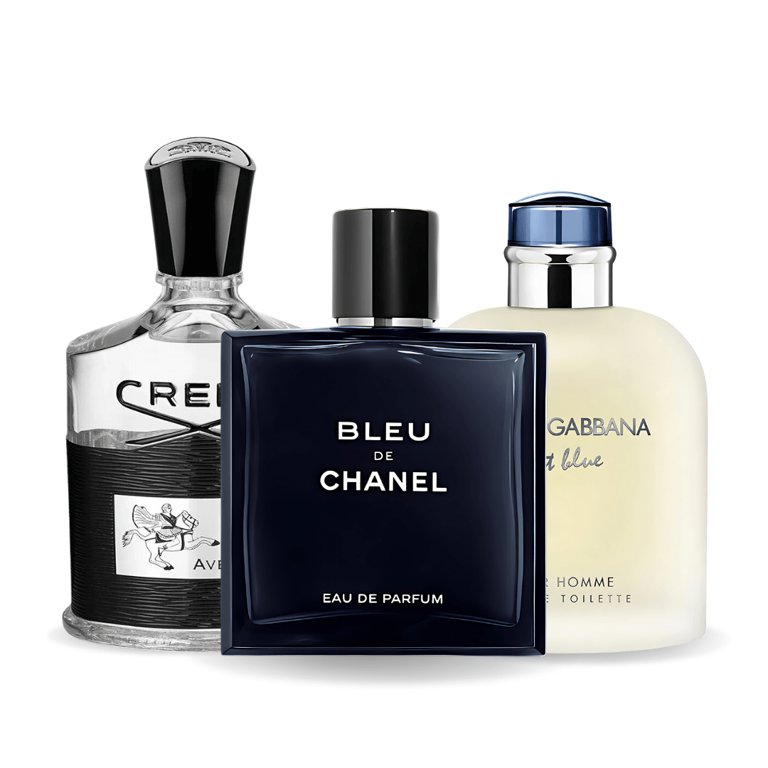Sada: Bleu de Chanel, Creed Aventus a Light Blue Dolce & Gabbana